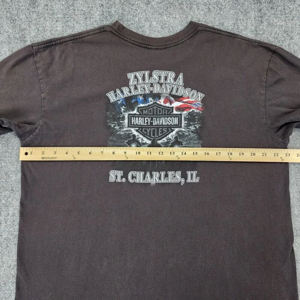 Harley Davidson Shirt Mens XL Jester Clown Joker Short Sleeve Zylstra HD 2010